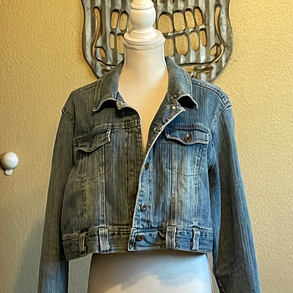 Cropped Denim Jacket size 3X